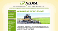 Desktop Screenshot of ertillage.com